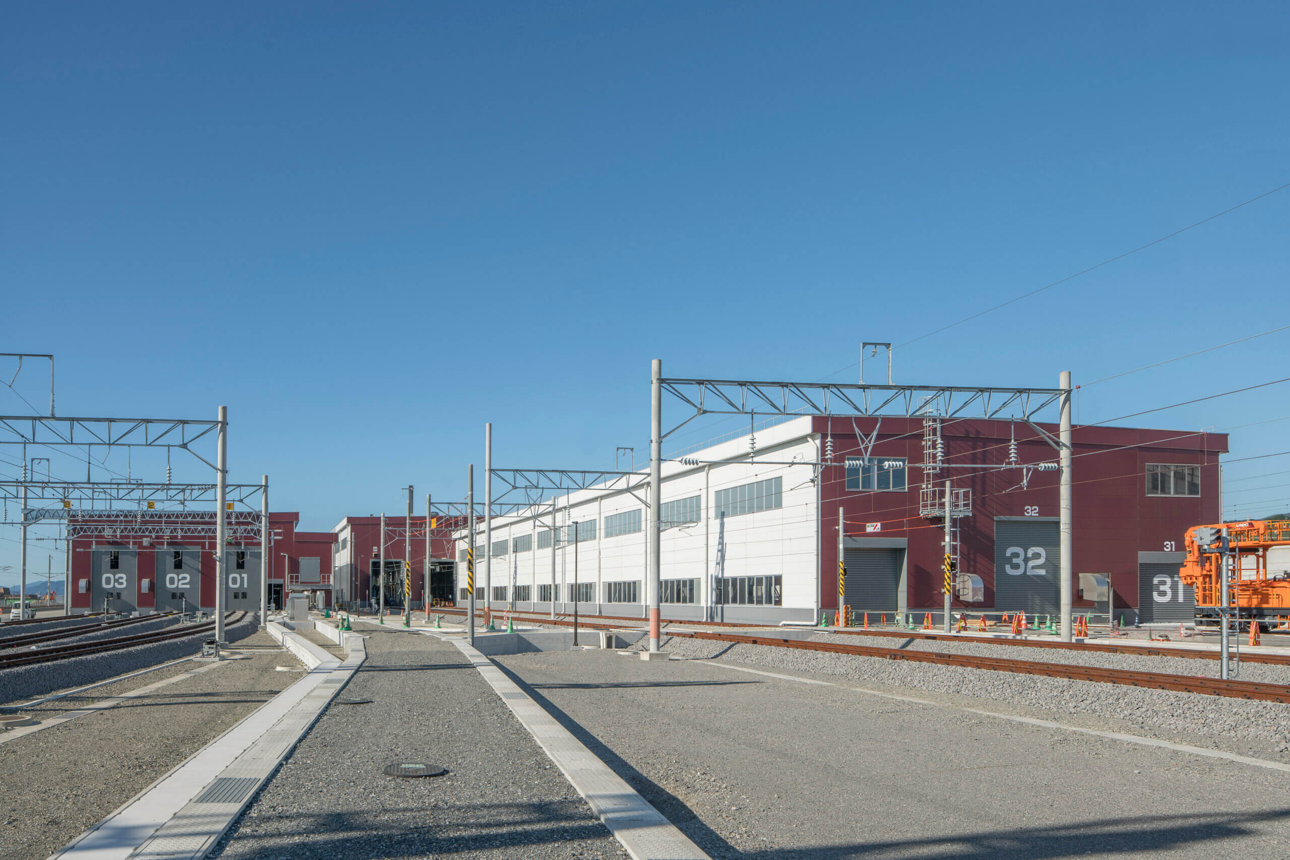 西九州新幹線大村車両基地の施工事例