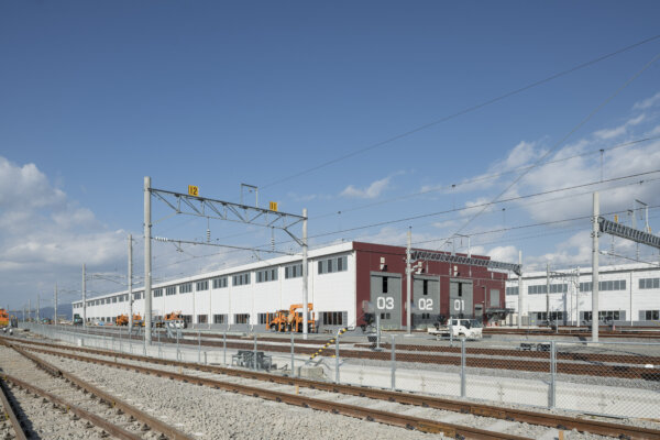 西九州新幹線大村車両基地の施工事例