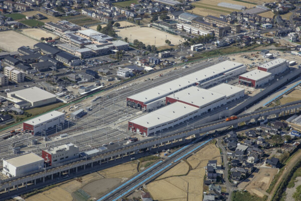 西九州新幹線大村車両基地の施工事例