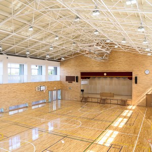匝瑳市立野田小学校　体育館の施工事例