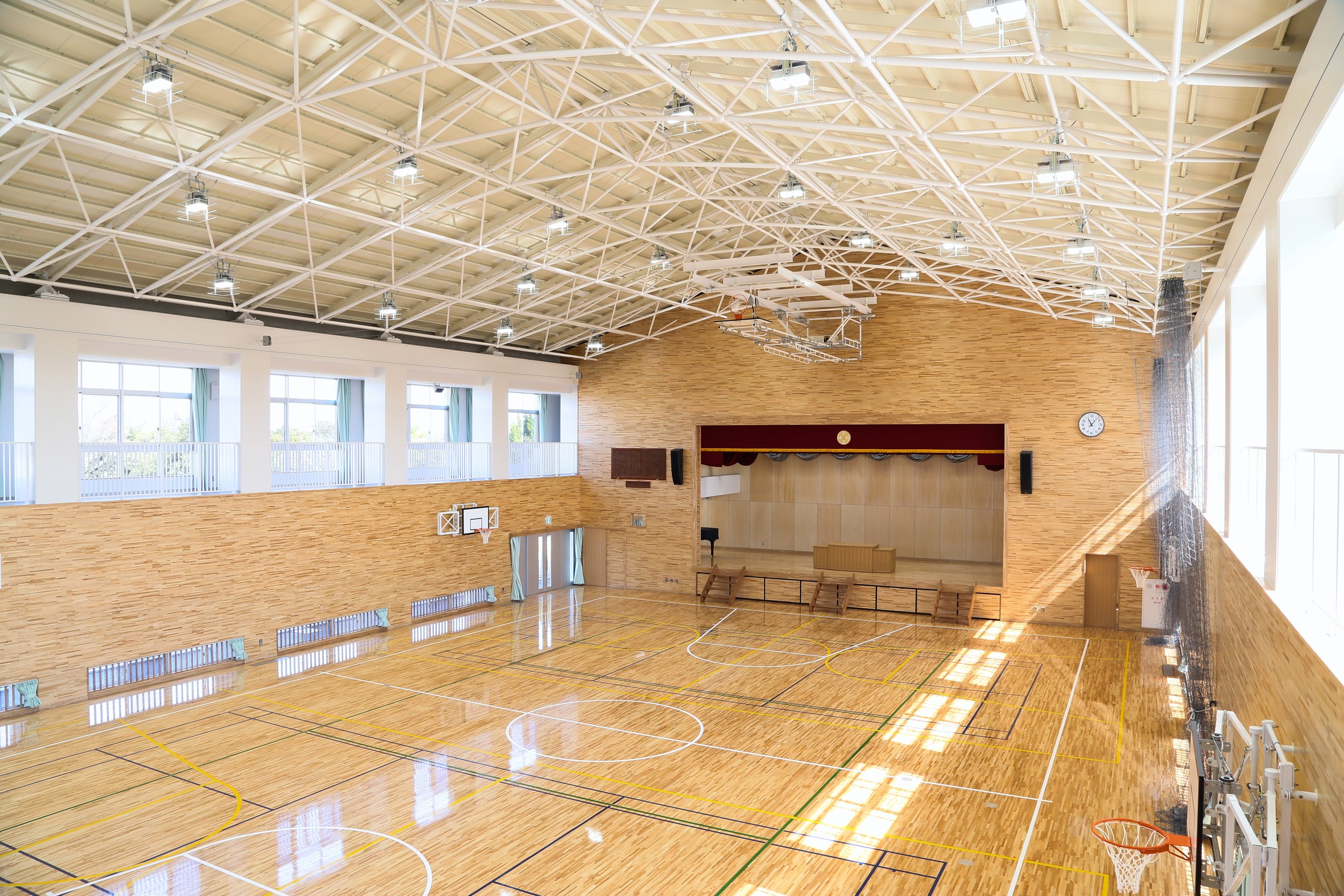 匝瑳市立野田小学校 体育館の施工事例
